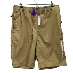 AAPE BY A BATHING APE AAPENOW Woven Shorts Khaki Tan Mens XL M6947XX NWT